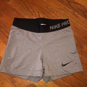 Nike pro compression shorts